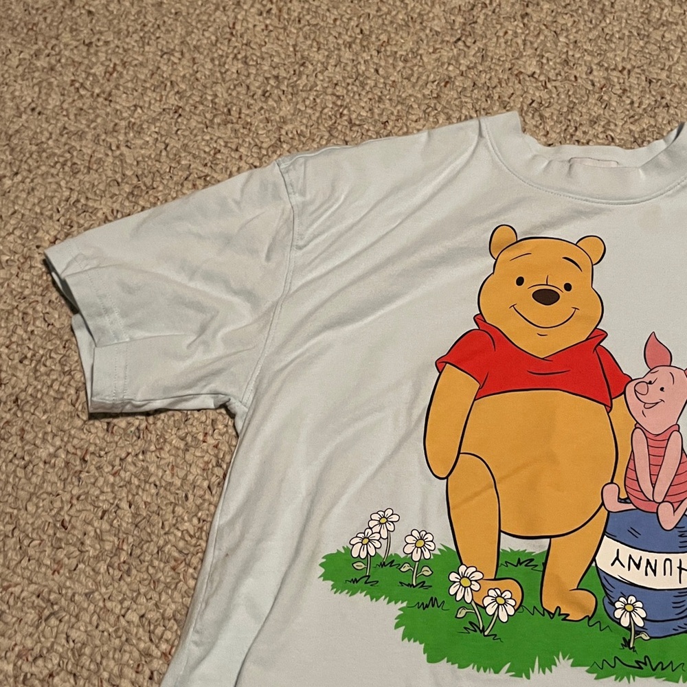 Disney Winnie the Pooh and Piglet Cropped Tee - Picture 3 of 4